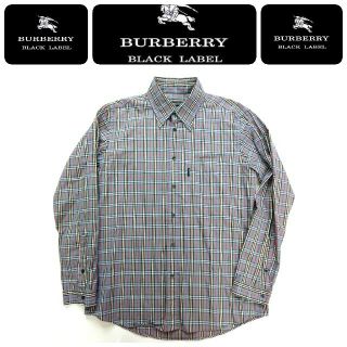 バーバリーブラックレーベル(BURBERRY BLACK LABEL)のBURBERRY BLACK LABEL 正規品 ノバチェックL/Sシャツ 2(シャツ)