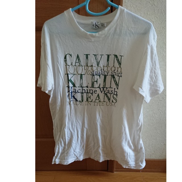 Calvin Klein(カルバンクライン)のCALVIN  KLEIN  Tシャツ  L レディースのトップス(Tシャツ(半袖/袖なし))の商品写真