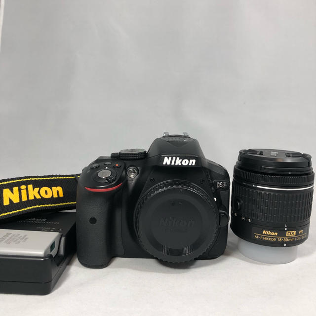 Nikon D5300 未使用AF-P 18-55レンズキット 1039ショットスマホ/家電/カメラ