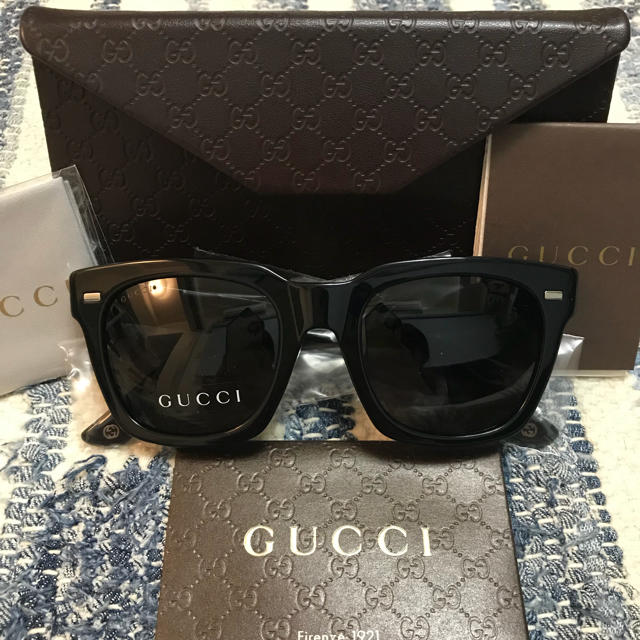 GUCCI サングラス 黒 新品未使用の+inforsante.fr