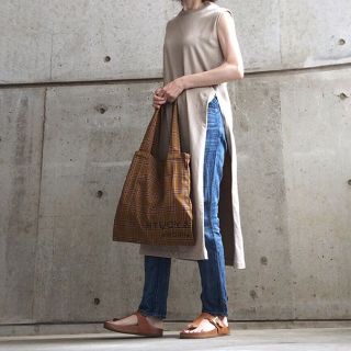 ビューティアンドユースユナイテッドアローズ(BEAUTY&YOUTH UNITED ARROWS)の8/6まで専用出品 B&Y コットンスリットノースリーブワンピース(ひざ丈ワンピース)