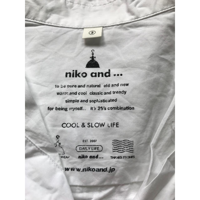 niko and...(ニコアンド)のniko and… シャツ レディースのトップス(シャツ/ブラウス(長袖/七分))の商品写真