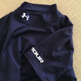 アンダーアーマー(UNDER ARMOUR)のアンダーアーマー  キッズ ネイビー SS 期間限定値下げ(ウェア)