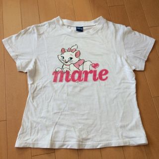 ディズニー(Disney)のティーシャツ 白 マリーちゃん(Tシャツ(半袖/袖なし))