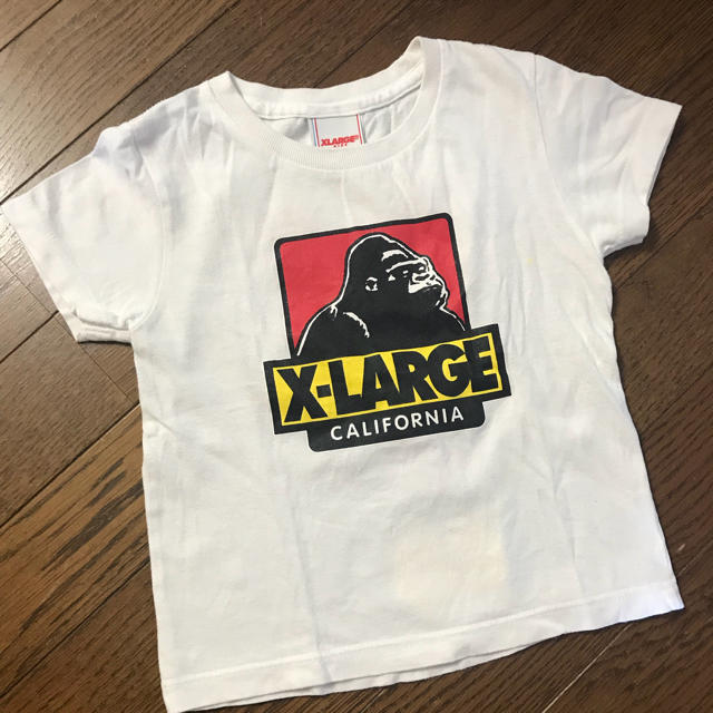 XLARGE(エクストララージ)のX-LARGE kids ✖️mickey コラボ T 4T (100㎝) キッズ/ベビー/マタニティのキッズ服男の子用(90cm~)(Tシャツ/カットソー)の商品写真