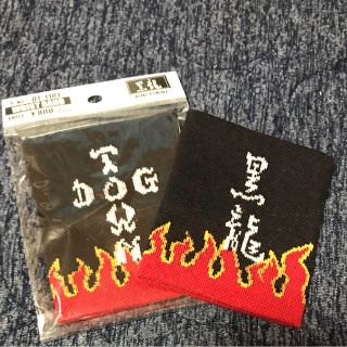 ドッグタウン(DOG TOWN)の両手★同色2個セットDOG TOWNリストバンド☆BKfire(バングル/リストバンド)