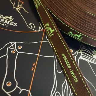 エルメス(Hermes)のエルメス   ナイルの庭 グリーン リボン 正規品(ユニセックス)