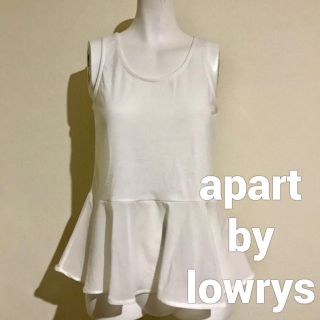 アパートバイローリーズ(apart by lowrys)のapart by lowrys シフォン切り替え タンクトップ(カットソー(半袖/袖なし))