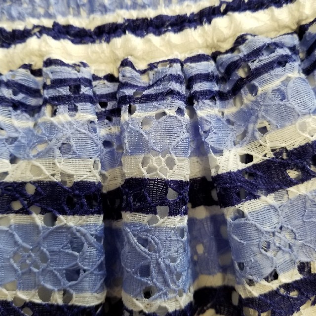 L'EST ROSE(レストローズ)のレストローズ☆ボーダースカート美品 レディースのスカート(ひざ丈スカート)の商品写真