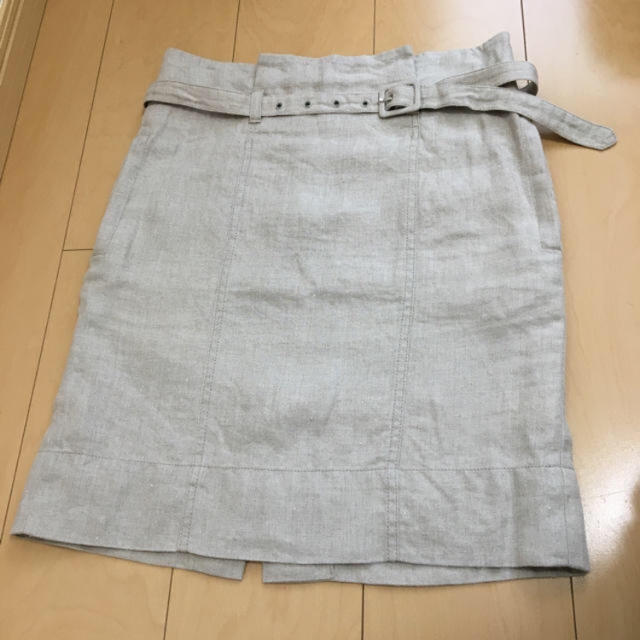 MACPHEE(マカフィー)のベルト付きタイトスカート レディースのスカート(ひざ丈スカート)の商品写真