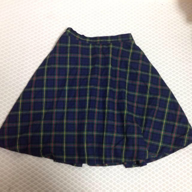 WEGO(ウィゴー)のWEGO チェックスカート レディースのスカート(ひざ丈スカート)の商品写真