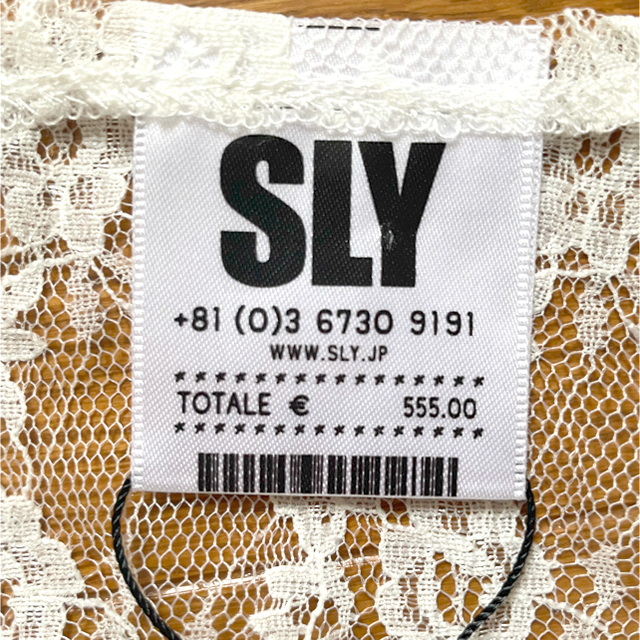 SLY(スライ)の☆新品・タグ付き!! SLYレースタンクトップ☆ レディースのトップス(タンクトップ)の商品写真