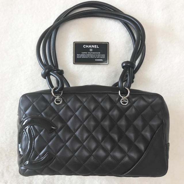 美品 国内購入 CHANEL シャネル カンボンライン ショルダーバッグ ...