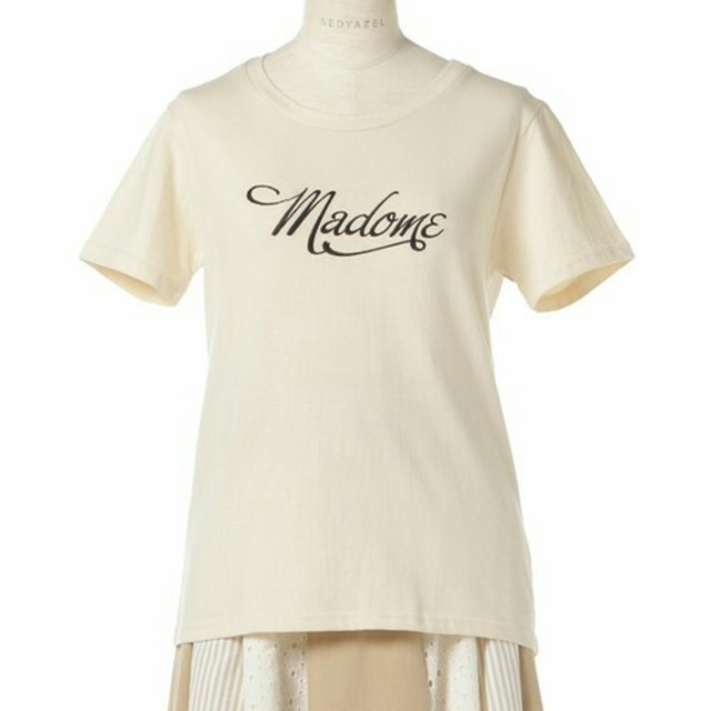 REDYAZEL(レディアゼル)のREDYAZEL(レディアゼル)Madome刺繍Tシャツ レディースのトップス(Tシャツ(半袖/袖なし))の商品写真