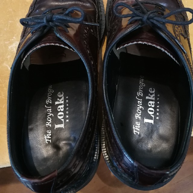 値下げ　Loake　ウイングチップ　ローク