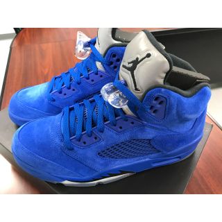 ナイキ(NIKE)のNike air jordan5 エアジョーダン5 ナイキ 即完売品 blue(スニーカー)