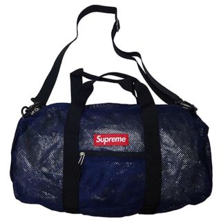 シュプリーム(Supreme)の定価以下 新品 supreme mesh duffle bag navy(ボストンバッグ)