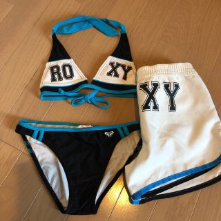 ロキシー(Roxy)のROXY 140 水着 3点セット ブルー(水着)