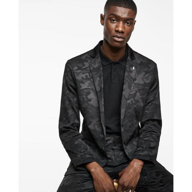 ください ZARA カモフラ 迷彩 ブラック VXAv5-m81226694128 MAN スーツ