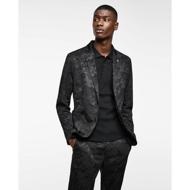ください ZARA カモフラ 迷彩 ブラック VXAv5-m81226694128 MAN スーツ