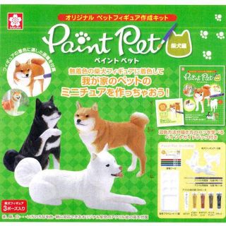 サクラクレパス(サクラクレパス)のペイントペット柴犬編 オリジナル ペット フィギュア 作成 キット(その他)