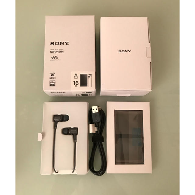 NW-A45HN SONY 16GB ハイレゾ ウォークマン ブラック ほぼ新品