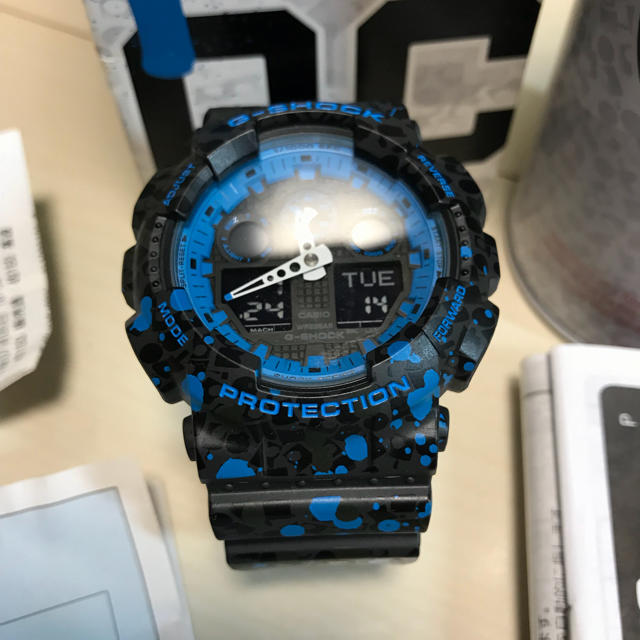CASIO G-SHOCK カシオ 腕時計 GA-100ST-2AJR 腕時計(アナログ) CASIO G-SHOCK カシオ 腕時計 GA-100ST-2AJR 腕時計(アナログ)