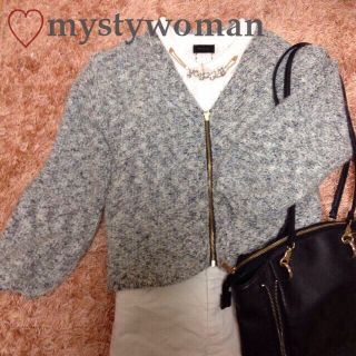 ミスティウーマン(mysty woman)の【送料込】mystywoman☆ニット(カーディガン)