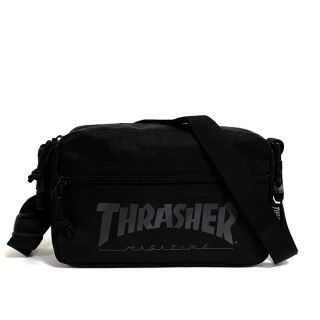 スラッシャー(THRASHER)の【THRASHER】2Wayミニショルダーバッグ［BK/BKクリアロゴ］(ショルダーバッグ)