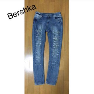 ベルシュカ(Bershka)のBershkaダメージデニムsize38(デニム/ジーンズ)