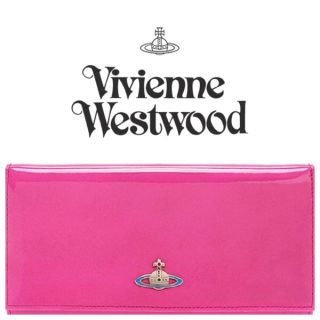 ヴィヴィアンウエストウッド(Vivienne Westwood)のペコ様専用★ヴィヴィアンウエストウッド 財布 ピンク 本革エナメル 本物(財布)