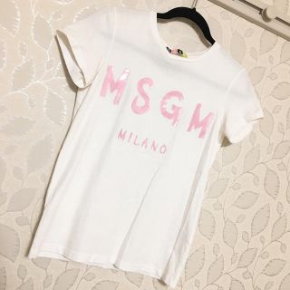 エムエスジイエム(MSGM)のつーちゃん様専用 MSGM レア ピンクロゴTシャツ(Tシャツ(半袖/袖なし))