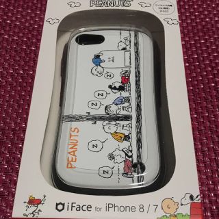 ピーナッツ(PEANUTS)のi Face スヌーピー iPhoneケース 8／7 対応【バスストップ】(iPhoneケース)