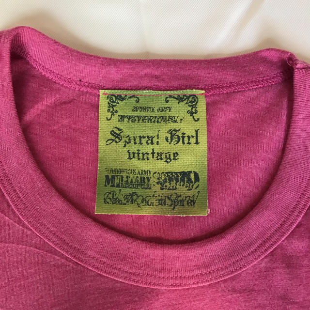 SPIRAL GIRL(スパイラルガール)の【未使用】Spiral Girl vintage  Tシャツ♡ レディースのトップス(Tシャツ(半袖/袖なし))の商品写真