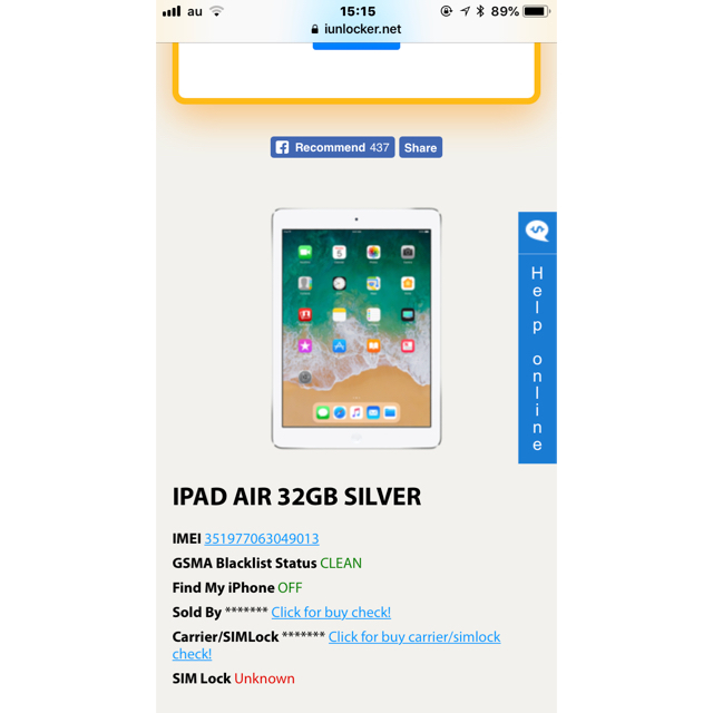Apple ジャンク 美品の通販 by どつ's shop｜アップルならラクマ - iPad Air 大人気お得