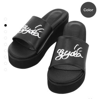 ジェイダ(GYDA)の GYDA Platform sandals 新品未使用 ブラック エモダ   (サンダル)