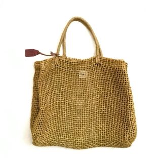 DKNY Raffia Large Tote Bag  かごバッグ ラフィア