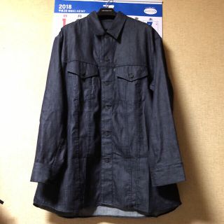 ラッドミュージシャン(LAD MUSICIAN)の18ss lad musician デニムシャツ 44 インディゴ(ブルゾン)