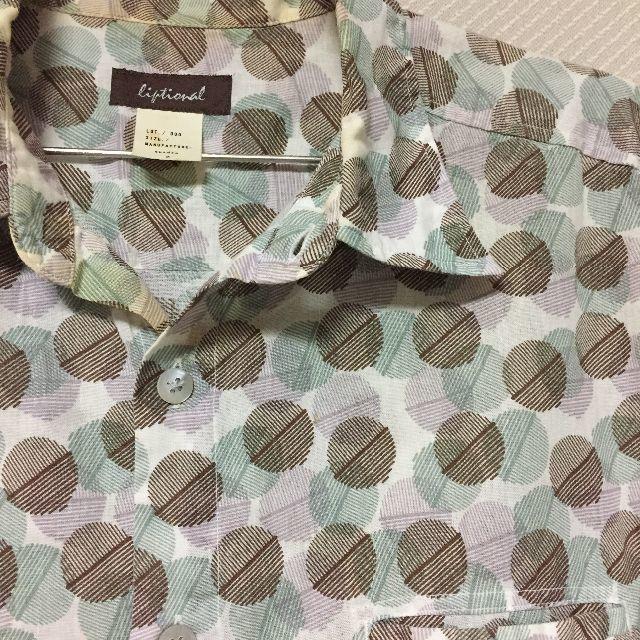 QUADRO(クアドロ)のliptional　マーブル 柄シャツ　半袖 メンズのトップス(シャツ)の商品写真