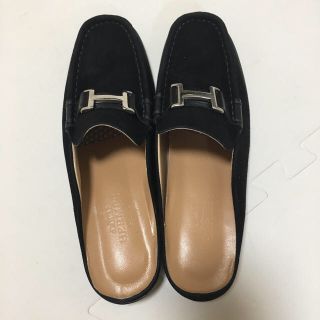 ザラ(ZARA)のHマーク Hロゴ ローファーサンダル ローファー(ローファー/革靴)