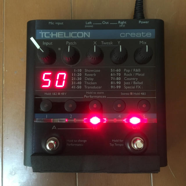 tc helicon create ボーカルエフェクター | フリマアプリ ラクマ