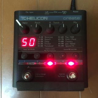 tc  helicon create ボーカルエフェクター(エフェクター)