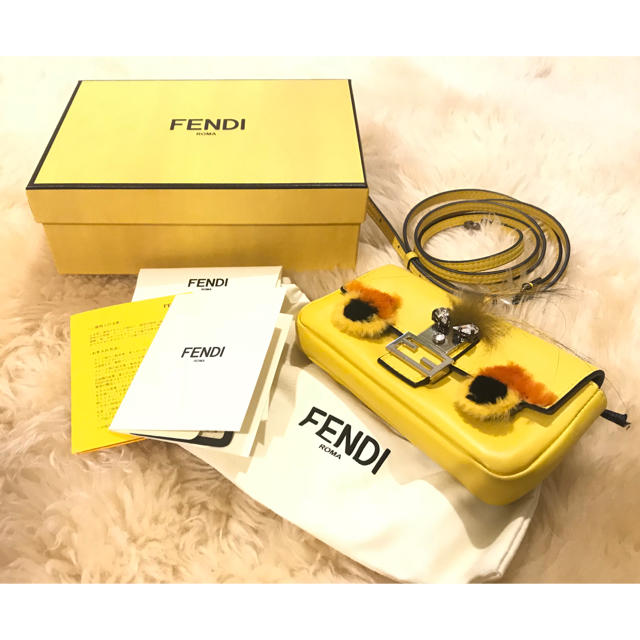 FENDI モンスターマイクロポシェット約１２１〜１３３．５ｃｍ重さ