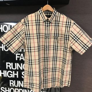 バーバリー(BURBERRY)のBURBERRY × Gosha Rubchinskiy チェックシャツ(Tシャツ/カットソー(半袖/袖なし))