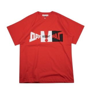 コムデギャルソン(COMME des GARCONS)のゴーシャラブチンスキー Tシャツ Gosha Rubchinskiy 赤Sサイズ(Tシャツ/カットソー(半袖/袖なし))