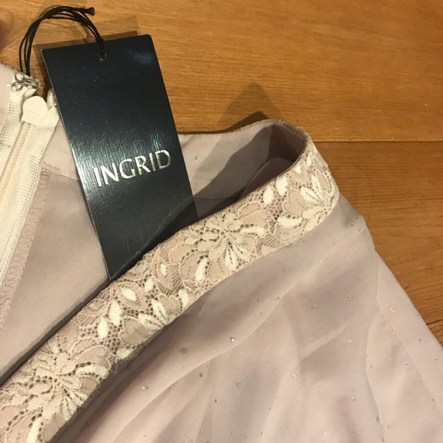 INGRID(イングリッド)のINGRIDのパーティドレス☆新品 レディースのフォーマル/ドレス(ミディアムドレス)の商品写真