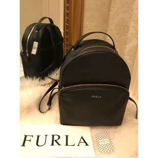 フルラ(Furla)のFURLA 大人気♡backpack✳︎BLACK 大容量(バッグパック/リュック)