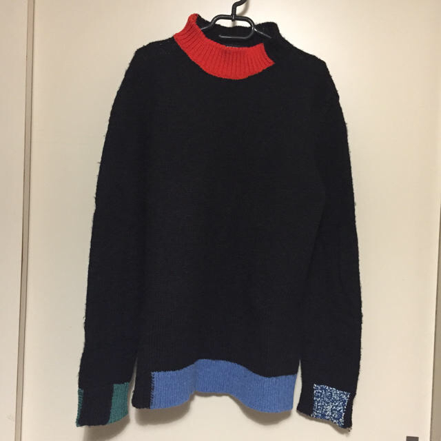 RAF SIMONS  15aw  ニット  マルチカラー  タートルネック