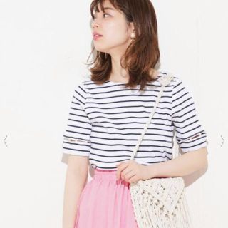 ナチュラルクチュール(natural couture)のナチュラルクチュール ボーダートップス(シャツ/ブラウス(長袖/七分))