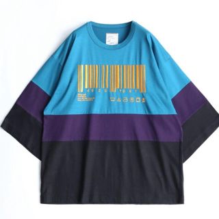 シャリーフ(SHAREEF)のSHAREEF ”BARCORD” EMB. SWITSHING BIG-T(Tシャツ/カットソー(七分/長袖))